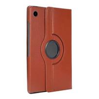 Case For Samsung Galaxy Tab A8 2021 Tablet Cover for Samsung Tab A8 10.5 SM-X200/SM-X205 360 Degree Rotating Leather Cover iPad pro 12.9 brown