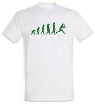 Teniso Evoliucija Žmogus Linksmas Žaidėjas Treneris Treniruotės Fitnesas Sportas Sportinis Unisex Marškinėlis S