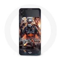 Case Samsung Galaxy Z Flip4 Max Verstappen F1 art wallpaper