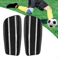 2 Pcs Football Shin Guards Accessories Protective Equipment for 19.5cmx9cm gray