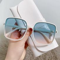 Metre Nail Square Sunglasses Fashion Sunglasses Ladies UV Retro Sunglasses