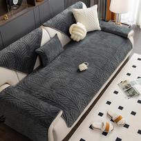 Žiemos pieno pluošto sofos pagalvėlė Svetainė neslystantis sutirštintas vilnas šilta sofa sėdynės pagalvėlės sofos atlošo užvalkalas 70*70cm gray