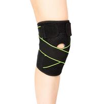 Single Sports Jump Rope Knee Protector Anti-collision Basketball Equipment Running and Riding Outdoor Strap Pressure Climbing Knee Protector one-size-fits-all žalia