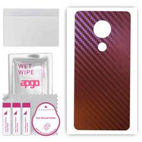 Apgo odos lipdukų plėvelės folijos vinilas, skirtas BACK, suderinamas su Motorola Moto G7 Play, atsparus įbrėžimams, lengvai montuojamas - Carbon Chameleon CAKA5