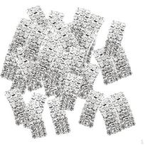 100 Pieces Rhines Buckles Ribbon Sliders Wedding Invitation Embellishment 20mm
