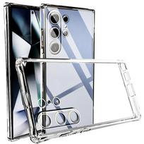 Samsung Galaxy S24 Ultra S23 S21 FE S22 Plus S23fe skaidrus telefono dėklas smūgiams atsparus skaidrus silikoninis buferis minkštas galinis dangtelis For Samsung S21Ultra skaidri