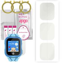 3x apgo Hidrogelio matinis ekrano apsauginis stiklas laikrodžiui Forever Kids Watch See Me KW-300, Hidrogelio plėvelė, Lankstus, Minkštas TPU su pozicionavimo sluoksniu, lengvas montavimas