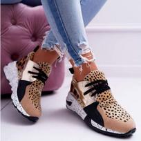 DOGHC  Zapatillas De Deporte Con Cordones Para Mujer, Zapatos Vulcanizados Transpirables Para Exteriores, Moda De Primavera 43 black