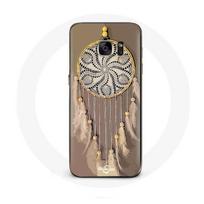 Coque pour samsung galaxy S6 edge Attrape Rêve marron Capteur de Rêves