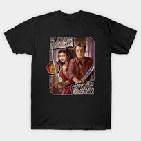 Men Black Print T-shirt Super Large TShirt firefly-madame-ambassador-and-captain-tightpants No-Cut Heat Transfer Print Cotton Tshirt S juoda
