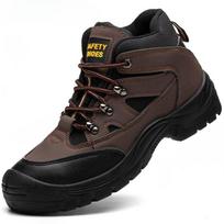 Lightweight Men Safety Botas Men Work Safety Shoes Anti-puncture Steel Toe Cap Non Slip Work Sneakers Male Indestructible  Boots 39