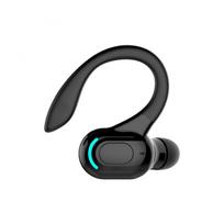 1 PC 5.2 belaidės ausinės, ausinių kabliukas, mini verslo ausinės HIFI žemųjų dažnių triukšmą slopinančios sportinių žaidimų ausinės juoda