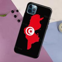 Tunisia Flag Map Case For iPhone 13 12 11 Pro Max 6S 7 8 Plus SE 2020 12 13 Mini X XR XS Max Back Cover iPhone 5 5S SE