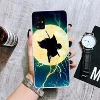 Demon Slayer Moon Dark Phone Case For Samsung Galaxy A12 A22 A32 A42 A52 A72 A51 A71 5G A41 A31 A21 A02S M12 M21 M31 M30S Fundas Samsung A71 5G black