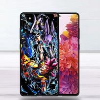 Anime dėklas Samsung Galaxy S20 FE S9 S21 S10 S22 Ultra 5G S21 Plus S7 S10e S8 Juodas Minkštas Bamperis Drakonas G-Gokus Dangtelis Funda Samsung S7 black