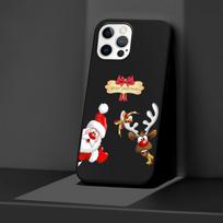 Telefono dėklas Apple iPhone 14 11 13 Pro Max 12 Mini XR 7 8 + SE 2020 XS 6 6s Plus 5 5s Kalėdos Naujieji metai Dovanos Elnio Sniego uždangalas iPhone 6(6s)
