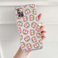Skaidrus dėklas Samsung Galaxy A52 A12 A51 A32 A21s A71 A32 A22 50 A70 A31 A72 5G telefonui Mielas Pikachu Pkemon Anime Samsung A20e blue