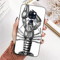 Lobster art Phone Case for Huawei Mate 20 10 9 40 30 lite pro X Nova 2 3i 7se Huawei Mate9 gray