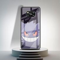 Glass Case For Xiaomi Poco X3 NFC 11 Lite 11T F3 M3 For Redmi Note 11 10 9 8 Pro 10S 9S 9A 9C Phone Cover Anime Pokemon Gengar Xiaomi Poco X3 NFC gray