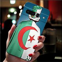 Phone Case for Google Pixel 7 Pro 7 6A 6 Pro 5A 4A 3A Pixel 4 XL Pixel 5 6 4 3 XL 3A XL 2 XL Algeria Flag Case Funda Google Pixel 2