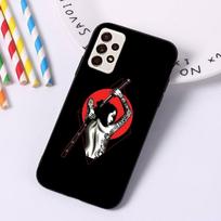 Samurai Gril Women Phone Case For Samsung A91 A81 A73 A72 A71 A30S A20 A12 A13 A52 A53 4G 5G Soft Black Phone Cover Samsung A13 5G gray