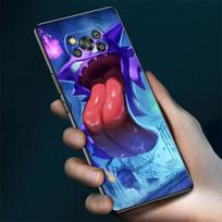 Case For Xiaomi Poco X3 Pro X4 NFC F4 GT F3 M5 M4 5G M3 11 Lite 11T 10T 9T Black Silicone Back Phone Cover Gengar Pokemon Cool Mi Poco X4 GT blue