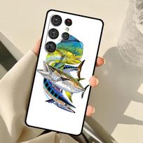 Mahi gamefish Case For Samsung Galaxy S22 S21 Ultra Note 20 S8 S9 S10 Note 10 Plus S20 FE S21 FE Cover Galaxy S8 white