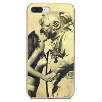 Deep Sea Diver Banksy For HTC One X9 M7 M8 A9 M9 M10 E9 Plus Desire 630 530 626 628 816 820 830 Transparent Soft Shell Cover HTC Desire 630