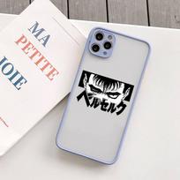Berserk Guts anime telefono dėklas matinis skaidrus iPhone 14 11 12 13 plus mini x xs xr pro max viršelis iphone 14 plus gray