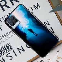 Scuba Diving Diver Back Case For Realme 8i 8 Pro GT Neo 2 Master C15 C21 Coque For OnePlus 8T 9R Nord2 9 Pro Realme GT(Neo) blue