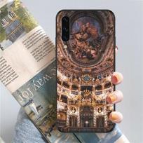 Šaunus Versalio meno dėklas telefonui Samsung Note 9 10 20 Plus Pro Ultra J6 J5 J7 J8 Minkštas juodas telefono dėklas Samsung J5 Pro gray