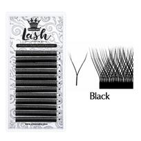 YY formos blakstienų priauginimas Greito priauginimo Y tipo 'Bloom' kuokšteliai Makiažas Blakstienos Geriausia kokybė Moterų makiažas Didmenininkas D&0.05mm&MIX black
