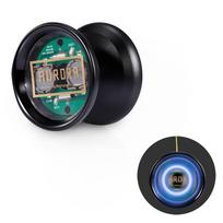 MAGICYOYO nereaguojantis YoYo aliuminio lydinio profesionalus Yoyo kamuolys su LED šviesos dangtelio valikliu juoda