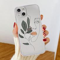 Clear Case For Apple iPhone 14 11 13 12 Pro 7 8 Plus XR X XS Max 6 6S 13Pro Silicone Phone Cover Face Art iPhone 14