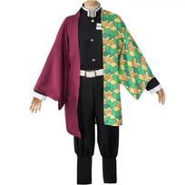 Anime Demon Slayer Kimetsu No Yaiba Tomioka Giyuu Cosplay Kostiumas Perukas Kimono Suaugusiųjų Šalis Helovinas S smėlis