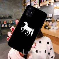 Horse Pony Horse Heartbeat Phone Case For Samsung A32 A51 A52 A71 A50 A12 A21S S10 S20 S21 Plus Fe Ultra samsung A32 4G