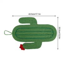 Ant sienos tvirtinamas sizalio kačių miegamasis kilimėlis, kačių draskymo lenta, kaktuso formos įbrėžimai, patvarūs neslystantys naminių gyvūnėlių žaislai mankštai blue