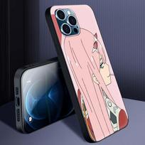 02 Zero Two Anime Darling In The Franxx Case for iPhone 13 14 11 12 Pro Max 7 8 Plus SE X XR XS Max Silicone Cover Phone Cases iPhone 7 8 SE