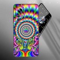 Psychedelic Trippy Art Phone Case For Xiaomi Mi 10T 11i 11T Note 10 11 Lite NE F1 POCO F3 M3 X3 GT NFC M4 X4 Pro 5G Black Cover POCO M4 Pro 5G blue