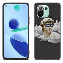 Famous painting Adorable David Mona Lisa Art Case For Xiaomi Mi 11 Lite NE 11i 10T 11T A2 A3 Lite POCO F3 M3 M4 C31 X3 Pro NFC Xiaomi Mi A2 Lite gray