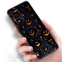 Helovino laimingos šventės Katės moliūgo telefono dėklas skirtas Xiaomi Redmi Note 11 10 9 8 Pro 11T 10T 10S 9S 8T 9 9A 9C 9T Juodas minkštas dėklas Redmi Note 11 Pro gray