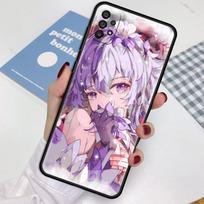 Case For Samsung Galaxy A52 A12 A51 A32 A21s A71 A53 A13 A32 A72 A31 A33 A22 A03 A41 Phone Cover Genshin Impact Samsung A02s gray