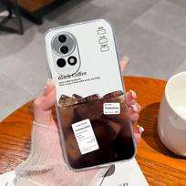 For Huawei Pura 70 Honor X8b Nova 12i 12 Ultra Back Cover Case Panda Cartoon Pattern Transparent Screen Protector Silicone Soft TPU Housing For Huawei Huawei Nova 12 5G