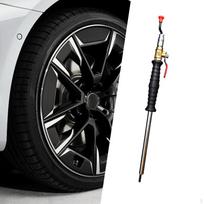 Air Chuck Adapter Professional Pump Nozzle Compressor Heavy Duty Connector for Car Truck Style A black