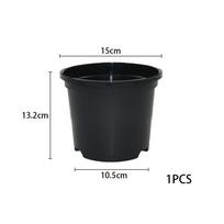 Augalų vazonai Vazonai Rožė Stiprus aksesuaras Įrankio Adapteris Aloe Vera Surinkimas Bonsai Kaktusas Mėtų Orchidėjų dalis Plastikas black