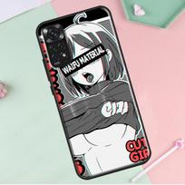 Sad Girl Japanese Anime For Redmi Note 12 Pro Plus Cover For Redmi Note 10 8 9 11 Pro 12S 11S 10S 9S 9C 10C 12C Case Redmi Note 12 4G gray