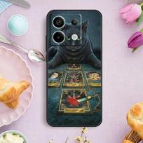 Witchcraft Halloween Cat Dark Witch telefono dėklas, skirtas Redmi Note 12 11 9 10 13 Pro Plus 9S 10S 11S 12S Redmi 13C 9C 10C 12C Redmi Note 12S