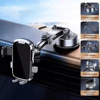 Prietaisų skydelio telefono laikiklis automobiliui Stabilus siurbtukas Išplečiamas automobilinis telefono laikiklis 360 laipsnių pasukimas Automobilinės navigacijos laikiklis