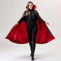 Apsiaustas suaugusiems makiažo kostiumų rekvizitai Apsiaustas Piratų apsiaustas One Size juoda