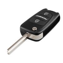Flip Folding Remote Key Shell Case 3 Buttons Fit for Hyundai Accent Keyless Entry Fob Cover Car Alarm Housing juoda